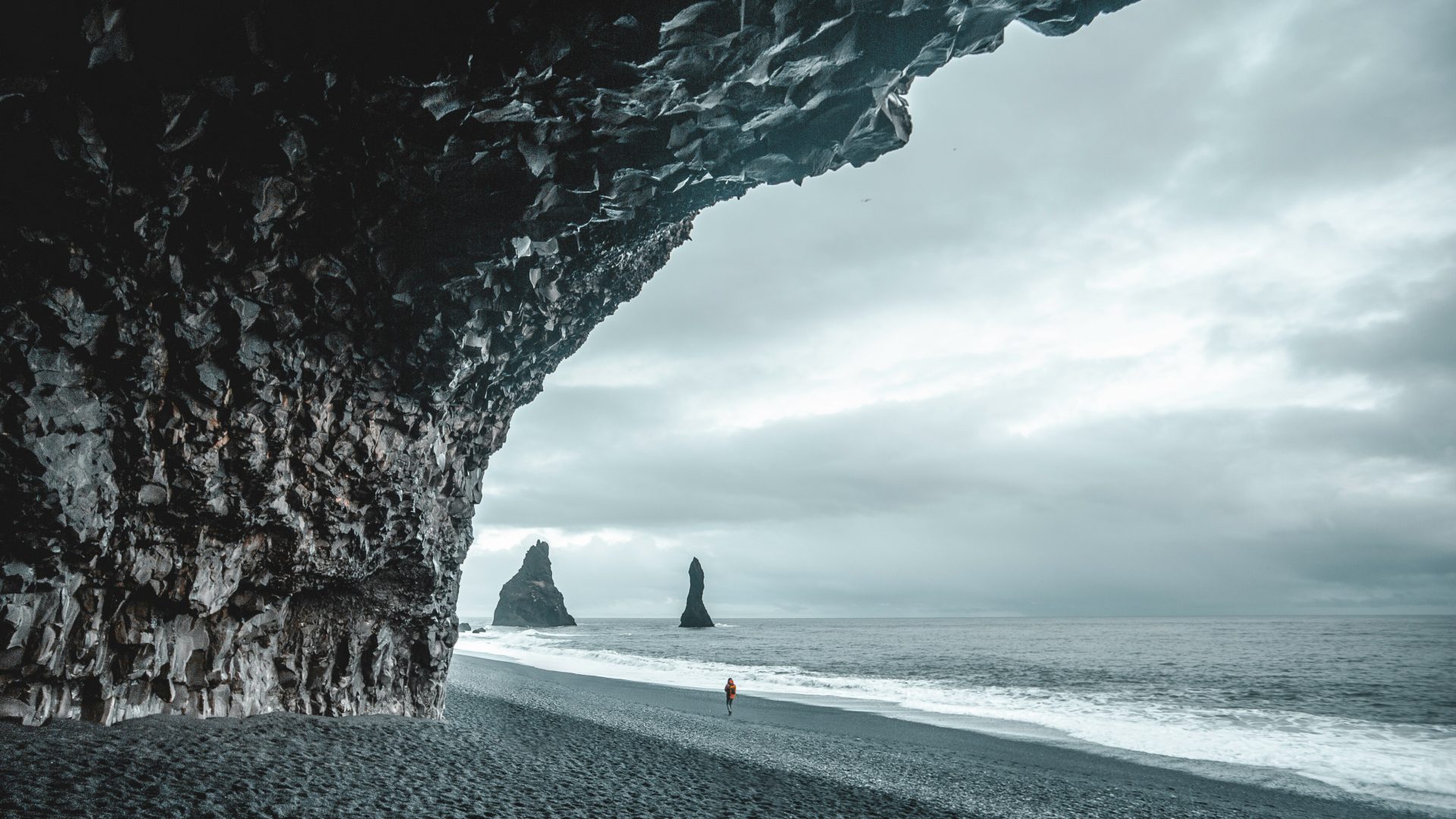 Cave at Reynisfjara beach, Iceland