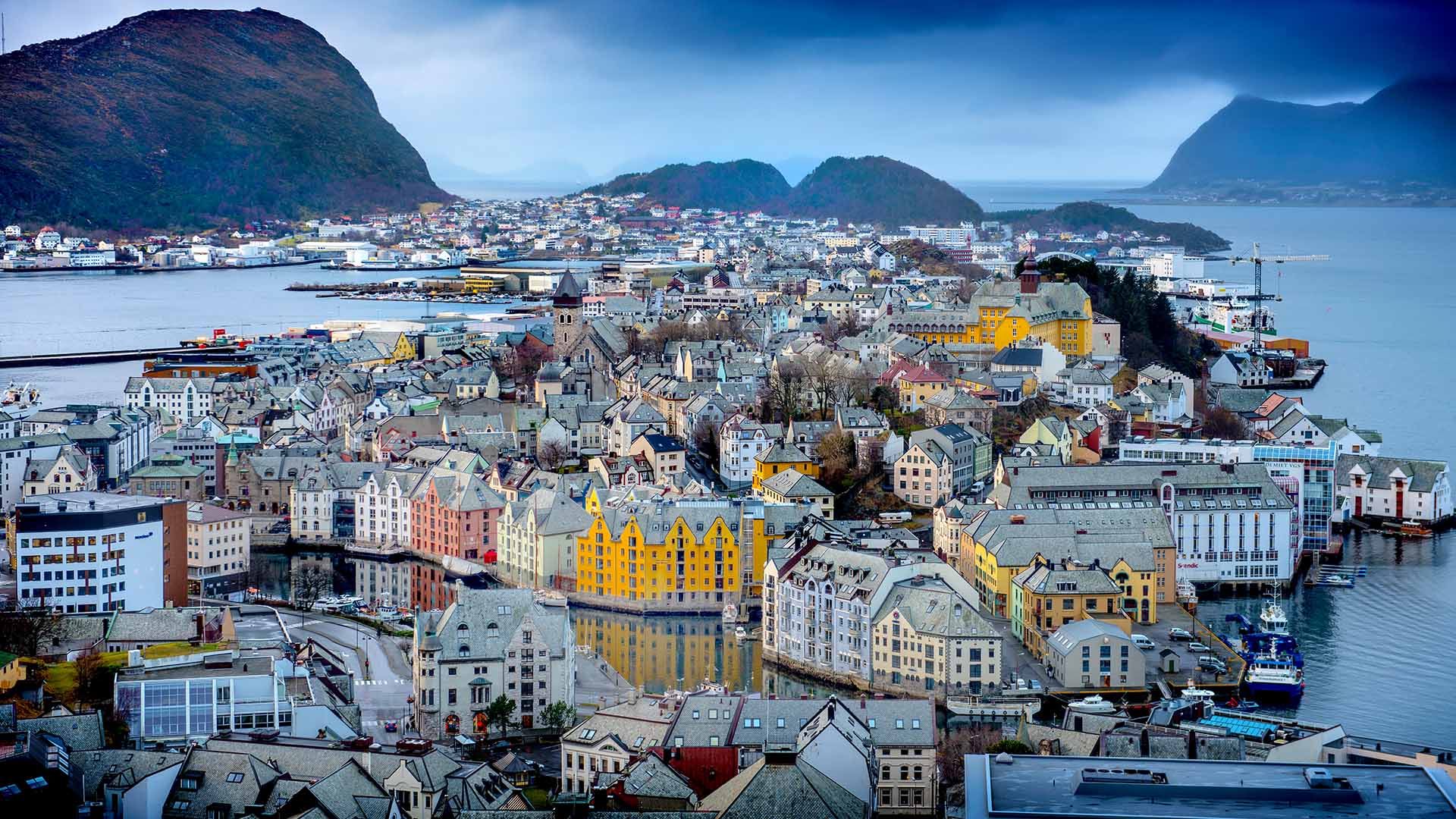 Alesund from Viewpoint