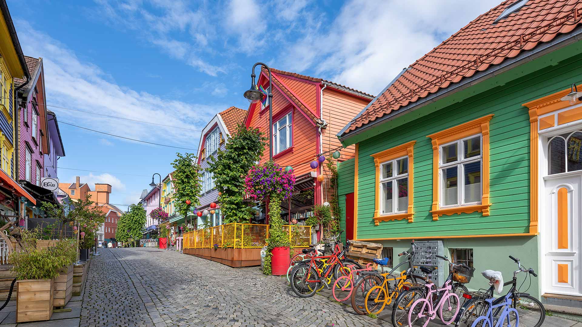 Stavanger street scenes, Norway