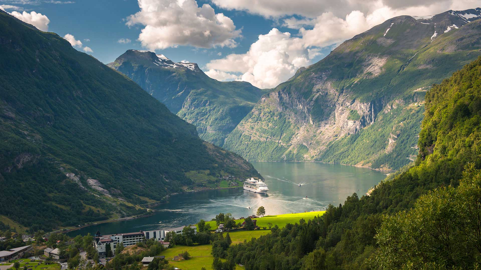 view of geirangerfjord