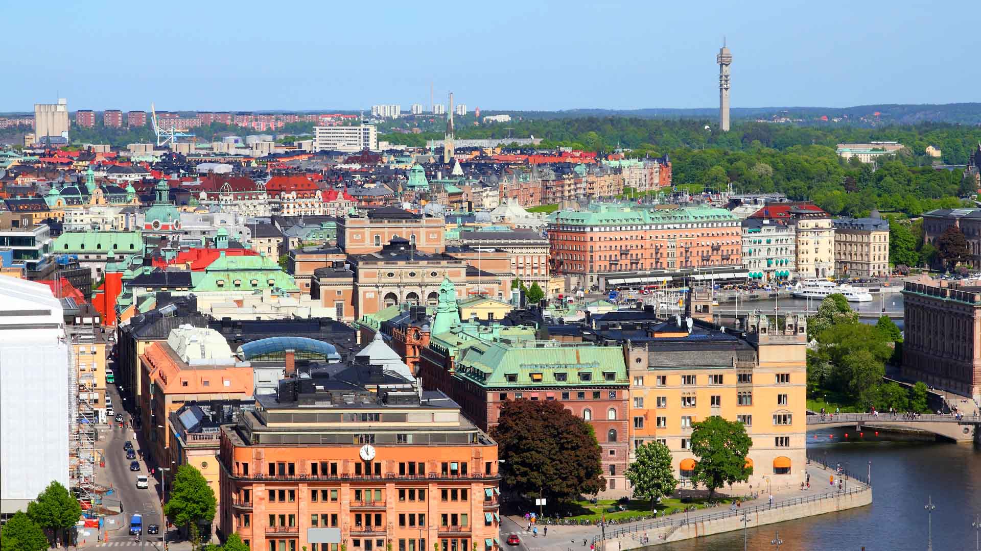 The Norrmalm district of Stockholm