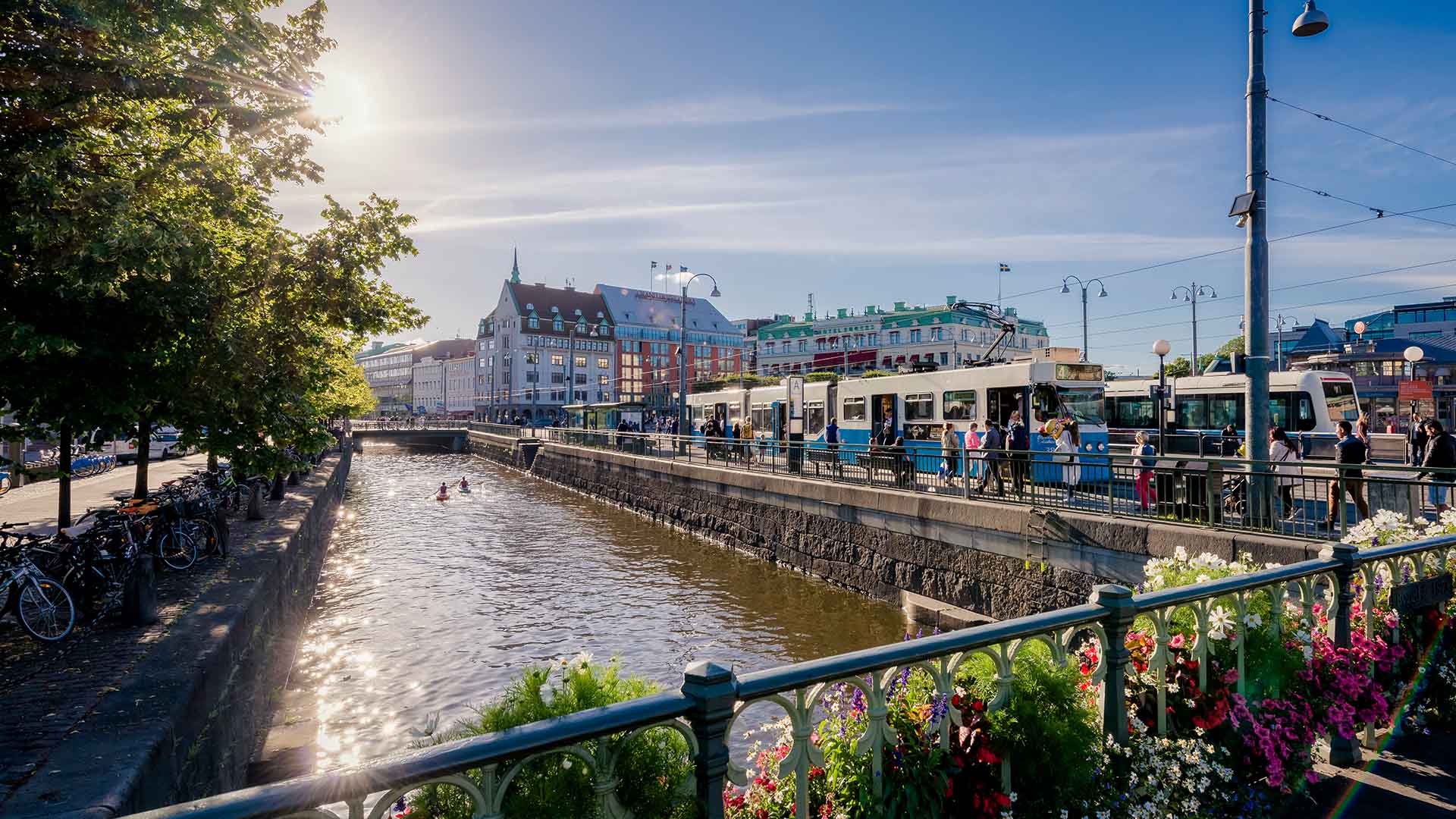 Queens Square in Gothenburg, Sweden