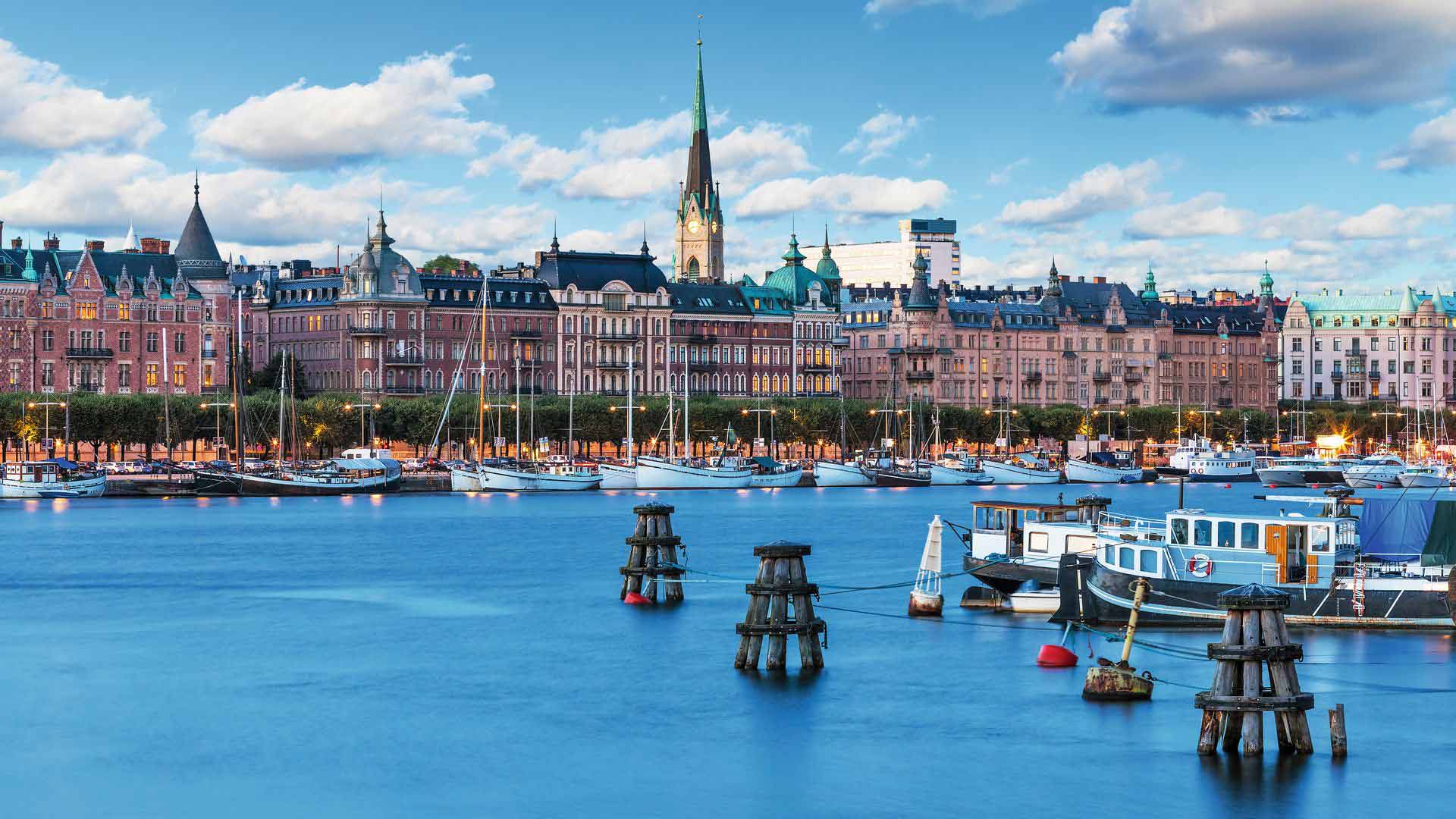cityscape of stockholm